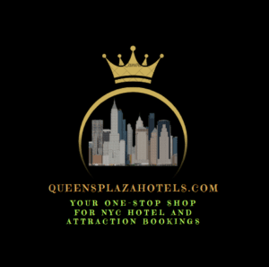 Queens plaza hotels com logo.
