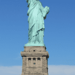 The statue of liberty in new york city.